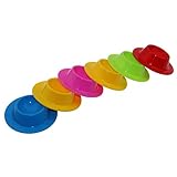 Material: de silicona teng hong hui Huevo de Silicona 6pcs Taza de la porción retenedores de presentación Huevo Sirviendo portabebida bandejas para Servir Multicolor Huevo de la Cocina