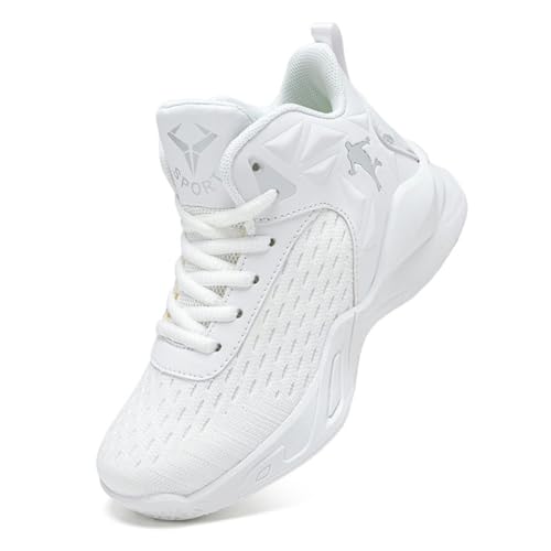 CZHIHANEG Chaussures de Basket-Ball pour Enfants et Adolescents Chaussures de Sport légères et Respirantes Chaussures de Basket-Ball pour garçons Chaussures de Basket-Ball pour Filles
