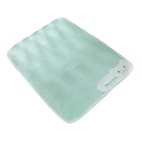 ANDRESLAD おむつマット ポータブルベビーマット おむつ替えマット 綿おむつライナーマット ベビースリーピングコットンパッド おむつ替えパッド おむつパッド Light Green