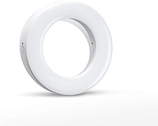 DAWRIS Selfie Light, 40 LEDs Selfie Light Mobile Phone Ring Light Mobile Phone USB Rechargeable Selfie Ring Light with 3 Adjustable Brightness Dimmable Selfie Light for Makeup, Selfies and Video