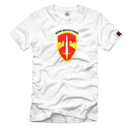 T-shirt MACV Vietnam armée américaine blanc XXXL idéal pour rassemblements vétérans