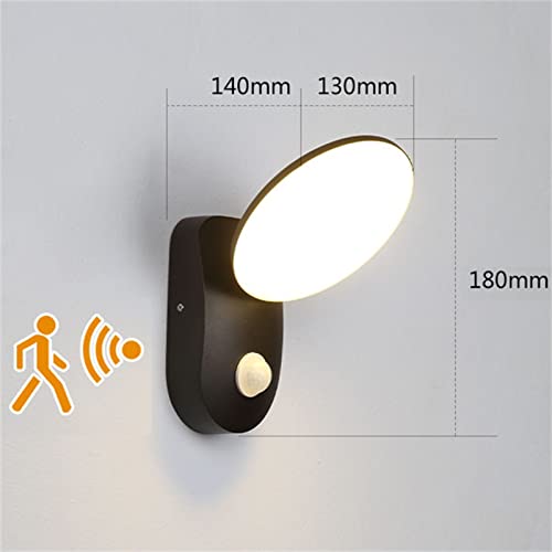 Éclairage extérieur IP65 étanche avec applique murale LED intérieur induction