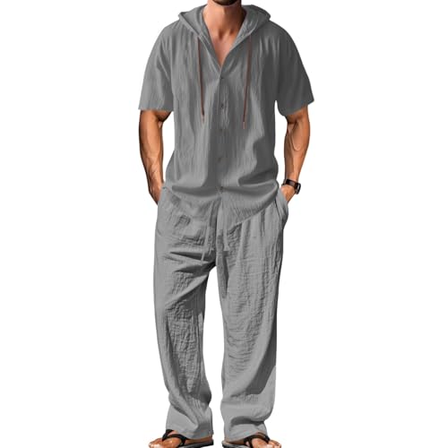 Ensemble en lin homme de qualité supérieure en mélange coton léger et respirant