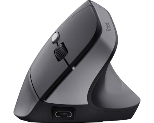 Souris USB sans fil Trust - Design ergonomique - Voyants LED - 6 boutons - Noir