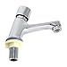 JFHEUEHY Public Ktchen Bathroom Chrome Plated Self Closing Water Saving Time Delay Basin Sink Tap Faucet Tools Bathroom Tap Leisurely