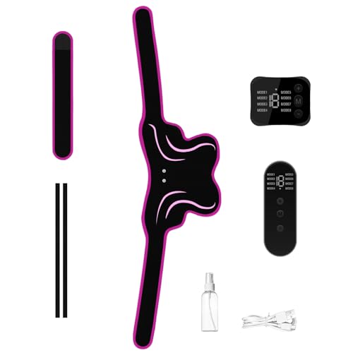 GanYesin EMS Appareil d'entraînement pour fessiers rechargeable par USB avec télécommande et 8 modes 19 niveaux d'intensité