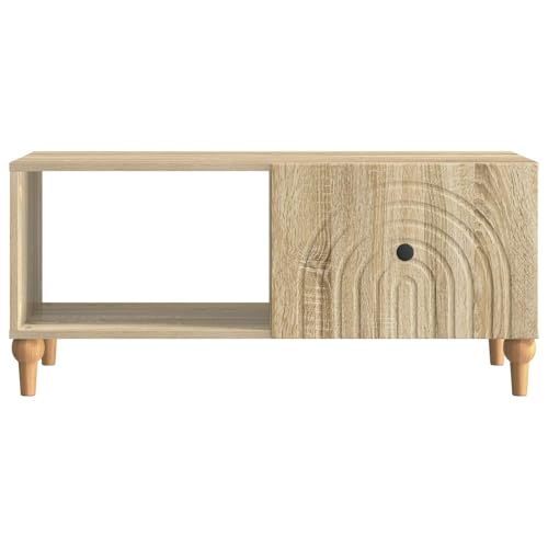 Table basse avec compartiments de rangement et grand plateau design - 6