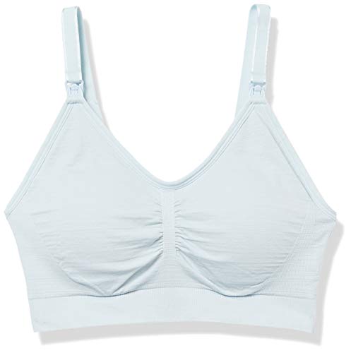 Motherhood Maternity Women's Average Busted Seamless Clip Down Nursing Bra, Winter Sky, Medium
