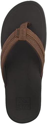 Reef Men's LTHR Ortho Coast Sandal, Brown, 7 | Image 1