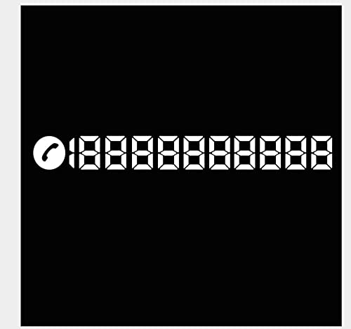 Pegatinas Personalizadas Coche Placa De Número De Estacionamiento Etiqueta Engomada Del Número De Automóvil En Movimiento Etiqueta Engomada Reflectante Del Automóvil Del Número De Estacionamiento Per Cover