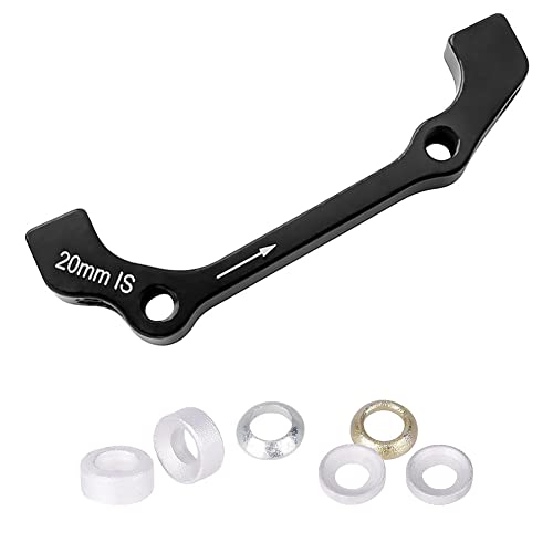 Kigauru Bike Disc Brake Mounting Bracket Aluminum Alloy Cnc Machined Standard Caliper Post Mount Front 180Mm Rear 160Mm Rotor Adapter With Bolts Gasket #TOP6