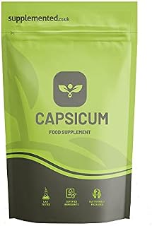 Capsicum Chilli Extract1000mg 180 Capsules UK Made. Pharmaceutical Grade Cayenne Pepper. Thermogenic