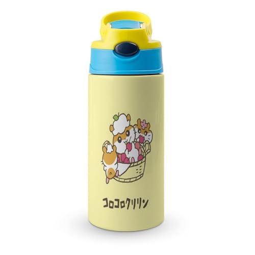 コロコロクリリン 子供 水筒 ウォーターカップ 魔法瓶 スポーツボトル ポップアップ 漏れ防止 ステンレスボトル ティーカップ 保温 保冷 携帯便利 旅行 通勤 通学 大人 子供用 人気 プレゼント 350ml