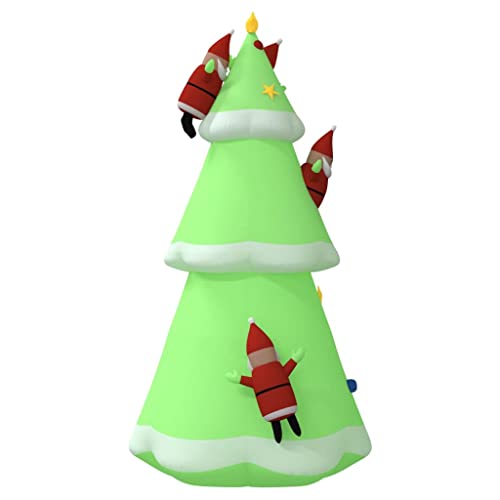 Vidaxl Inflatable Christmas Tree, Blow Up Xmas Tree With Leds, Indoor Outdoor Christmas Lighting Decoration, Holiday Party Ornament #TOP3