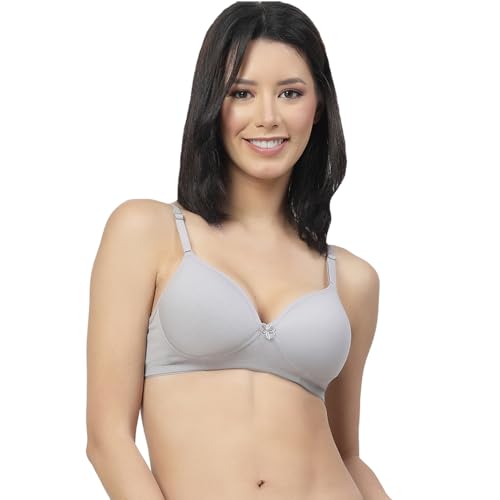 Image of Floret Women's Convertible-Straps T-Shirt Bra Lightly Padded & Non-Wired Medium Coverage Bra