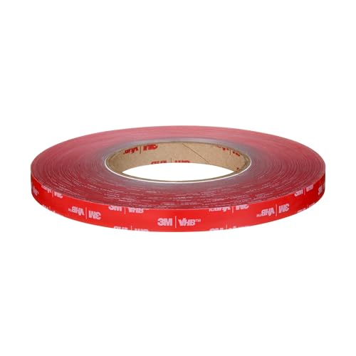 Image of 3M VHB Tape RP+060GF, Gray, 1 /2 in x 36 yd, 25 mil, Film Liner