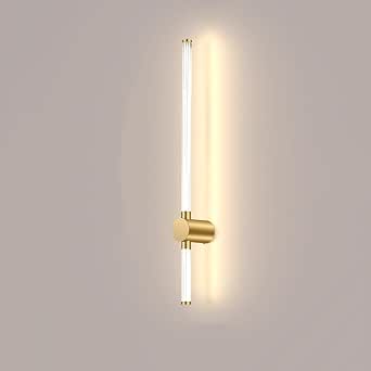 Nordic Classic Long LED Bar Wall Light Indoor Gold Strip Linear LED ...