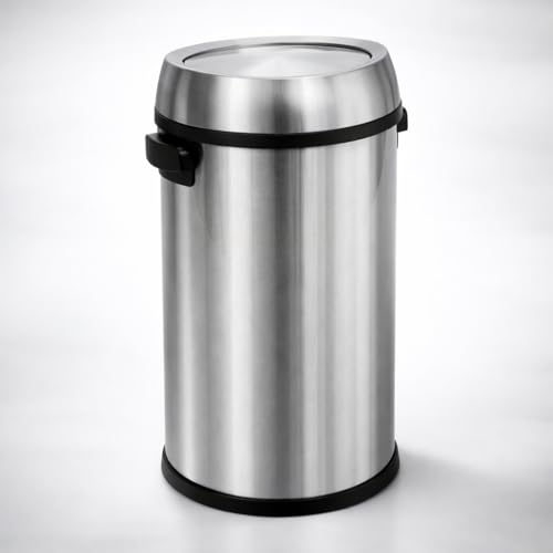 Caneca de basura comercial IDEALHOUSE 65L con tapa abatible