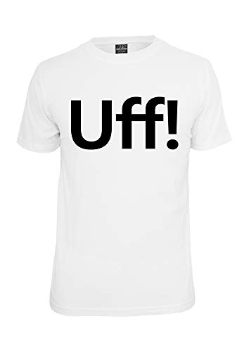 T-shirt humoristique allemand blanc coupe ajustée et finitions soignées taille Medium