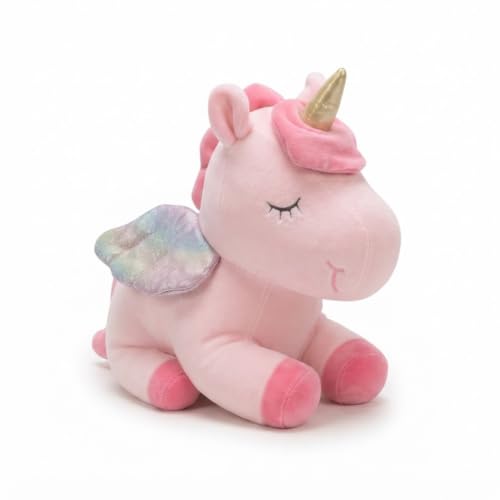 Image of Storescent Soft Toys for Kids - Stuffed Animal Plush Soft Toy for Boys & Girls | Plushie Toy Unicorn Pink 30cm