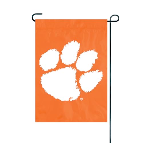 Party Animal NCAA Team Premium Garden Flag, Nylon, Clemson Tigers