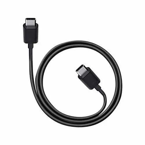Image of Original Fast Cable for 25W Type C to C Fast Caable for Samsung S21| S21 Ultra| Note10| Note20| S 20| S 20+| S 20 (Black Cable)