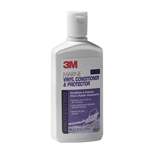 3M 09023 Marine Vinyl Cleaner, Conditioner, & Protector, 8.45 fl oz