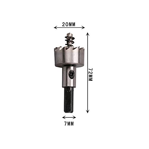 Broca sierra copa 15-60 mm para madera y metal miniatura 6