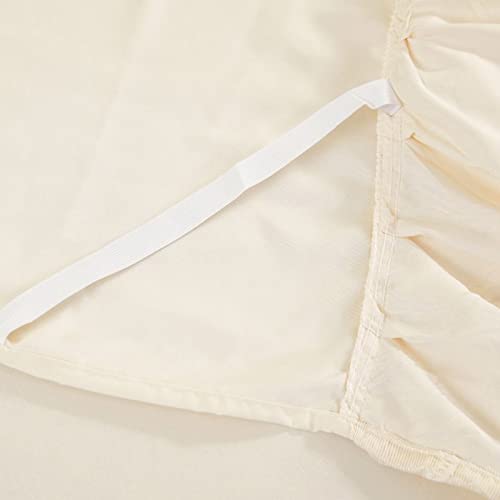 Jupe De Lit Natori Impératrice - California King - Pêche - Soie/Coton - Neuf
