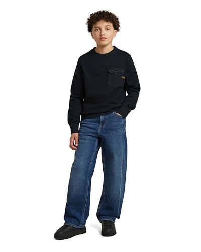 Pull G-Star Army R Knit pour garçon en maille kaki confortable - 3