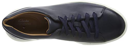 Clarks Men's Un Costa Lace Sneaker, Blue Navy Leather, 6.5 UK - Image 6