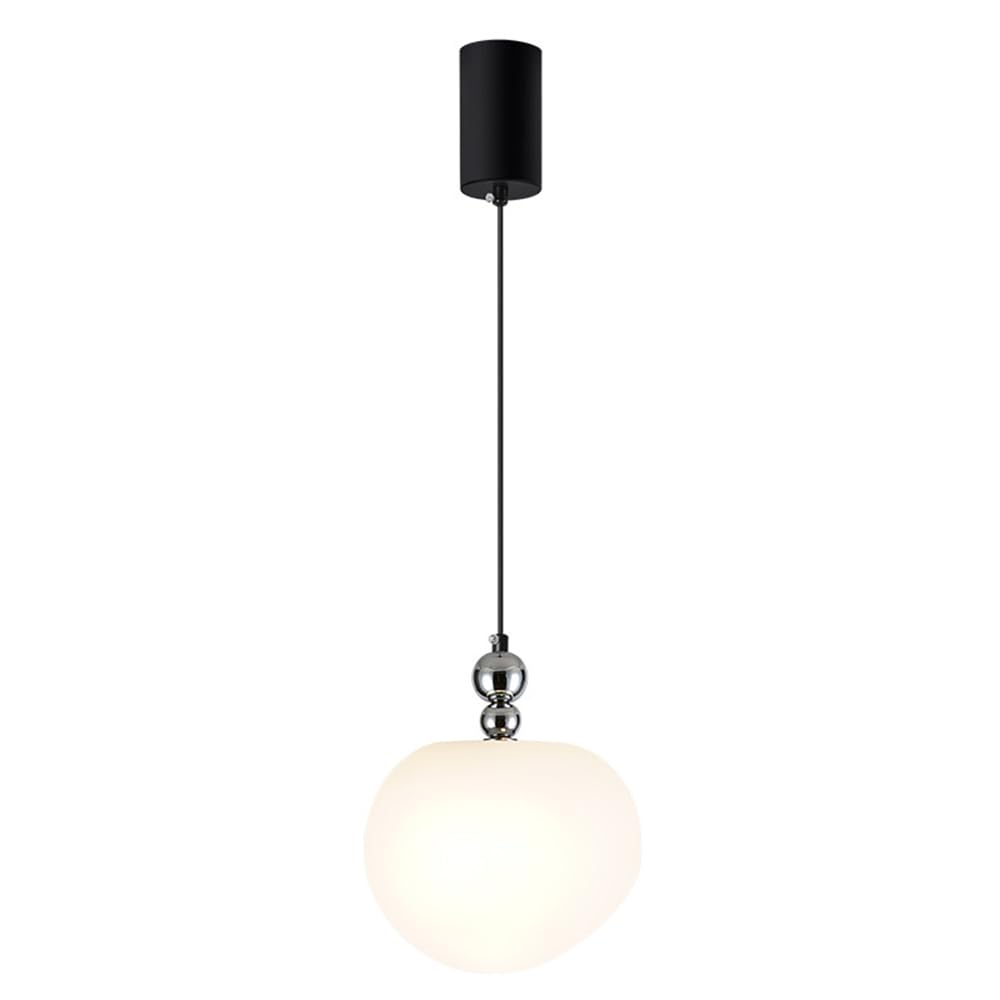 RSZCSMO Modern Minimalist LED Bedroom Bedside Chandelier Nordic Living Room Dining Room Glass Chandelier, Suitable for Corridor Bar Cafe Hotel, Lighting Fixture