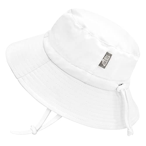 Image of JAN & JUL Quick Dry Sun-Hat with Neck Flap for Swimming Boys' Beach Hat
