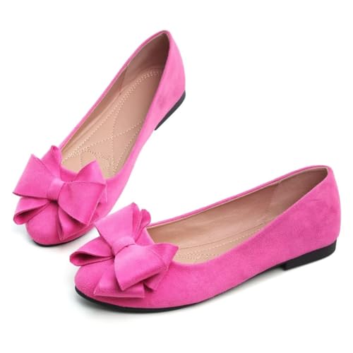 Image of TN TANGNEST Women Fashion Bowknot Flats Comfort Pointed Toe Dress Shoes