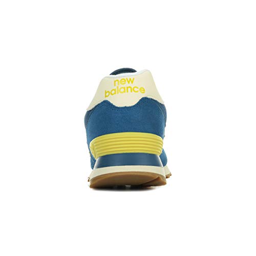 Image of New Balance Men's 574 V2 Sneaker, Nb Dark Blue /Bone, 8.5