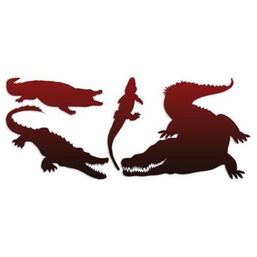 Alligator Gator Croc 7" x 17 Blood