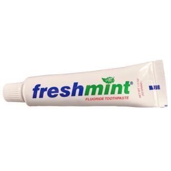 NWI TP6A Fresh Mint Fluoride Toothpaste Not Individually Boxed Metallic Finish Tube 0 6 oz Pack of 144