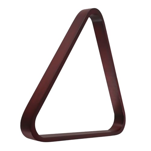 HOLIDYOYO Solid Wood Billiard Ball Triangle Rack Precision Engineered Pool Table Accessory for Accurate Ball Positioning Durable and Portable Billiards Equipment for Ball