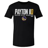 500 LEVEL NBA Gary Payton II Golden State Warriors Elite Men's Cotton T-Shirt (Black, M)