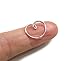 Rose Gold Heart Ring Daith Piercing Earring Sensitive Ear Handmade, Single 1(one) Piece