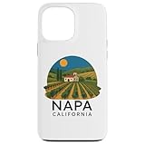 ナパ カリフォルニア ワイン カントリー テイスティング バレー ラブ レトロ ブドウ スマホケース iPhone 13 Pro Max 用