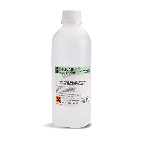 Hanna Instruments HI7061L Electrode Cleaning Solution, 500 mL