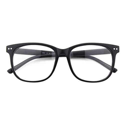 Image of GQUEEN Fake Non Prescription Glasses Clear Lens for Women Men Oversized Frame UV400 Protection, 201581
