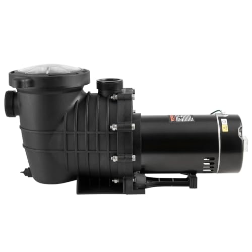 VEVOR VEVOR Schwimmbadpumpe 1,5 PS, 100 GPM max. Durchfluss, Einzelgeschwindigkeits-Poolpumpe, 220 V, 2850 U/min, 15 m max. Förderhöhe, Filterpumpe mit Filterkorb, für Aufstellpools, Whirlpools, Spas - Zusatzansicht 10 | Poolpumpen