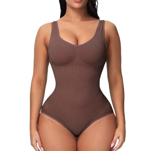 Body Gainant Femmes sans Manches Entraîneur de Taille Dos Nu String Col V