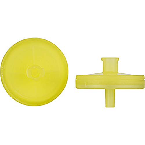 Image of MACHEREY-NAGEL 729004 CHROMAFIL MV Syringe Filter, Top Yellow, Bottom Yellow, 0.45m Pore Size, 25 mm Membrane Diameter (Pack of 100)