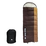 Bears Rock ベアーズロック -15度 寝袋 シュラフ 封筒型 4シーズン対応 FX-403 (モカライン)