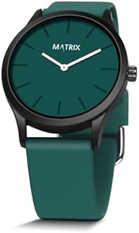Matrix Minimalist Dial with Softest Silicone Strap Analog Wrist Watch for Men & Boys