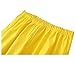 Hiheart Boys Waterproof Rain Pants Lightweight Single Layer Overpants Rainwear Yellow 9-10