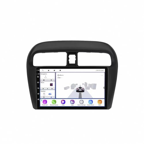 Radio coche 2 DIN con GPS para Space Star, viajes conectados con manos libres